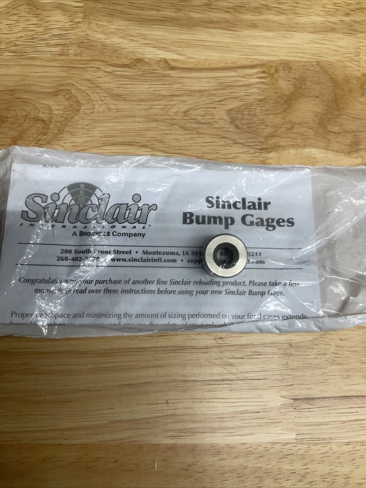 Sinclair ACK IMPROVED BUMP GAUAGE INSERT 749-011-482