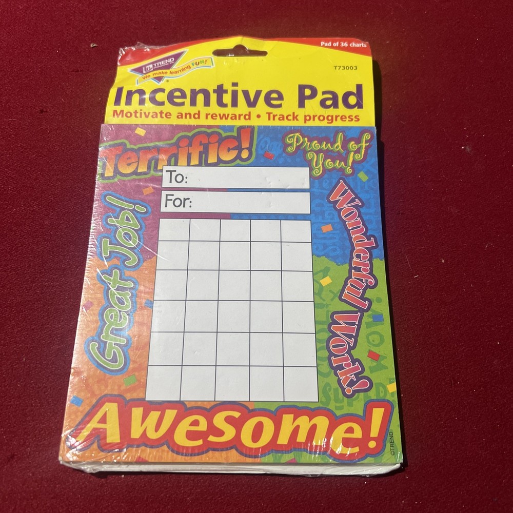 Reward Words Incentive Pad, 36 sheets
