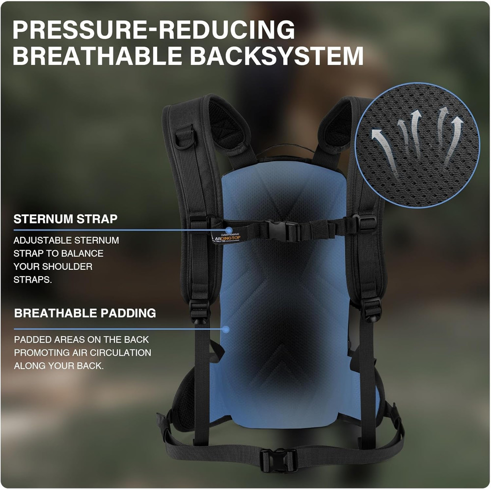 10L Small Tactical Molle Hydration Backpack,Cycling Backpack for Biking,Cycling