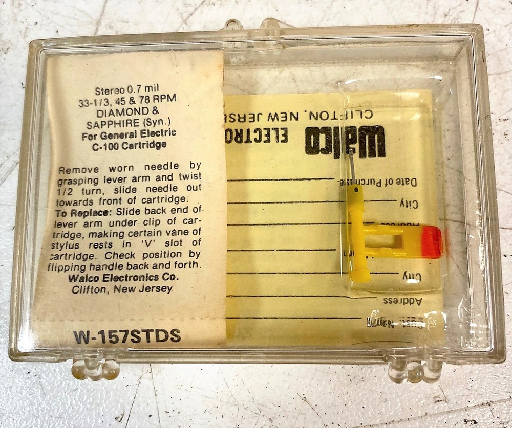 Walco Diamond Replacement W-157STDS Record Player