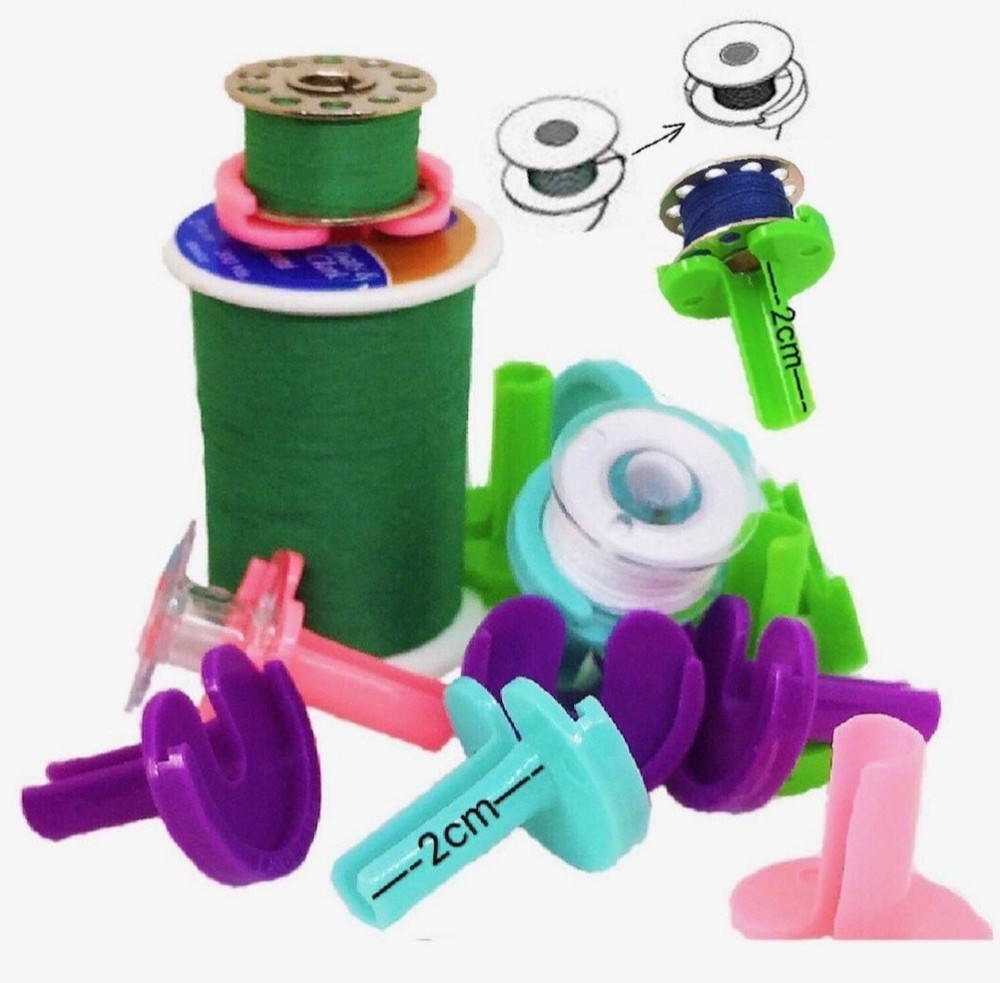 PeavyTailor 20pcs Bobbin Holder Clamp Thread Organizer Sewing Machine #2