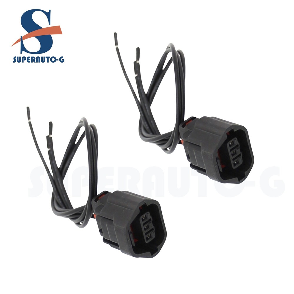2x Trans Input & Output Speed Sensor Connector Plug Pigtail for Kia Optima Rondo