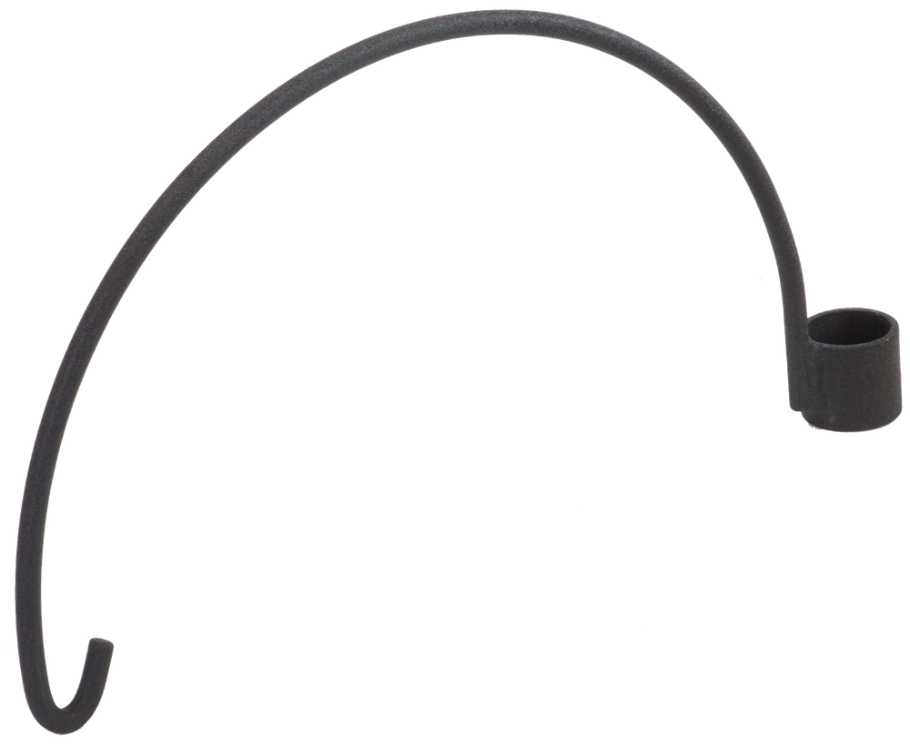 Shepherd's Hook hanger for EZ Anchor pole support system easy garden install