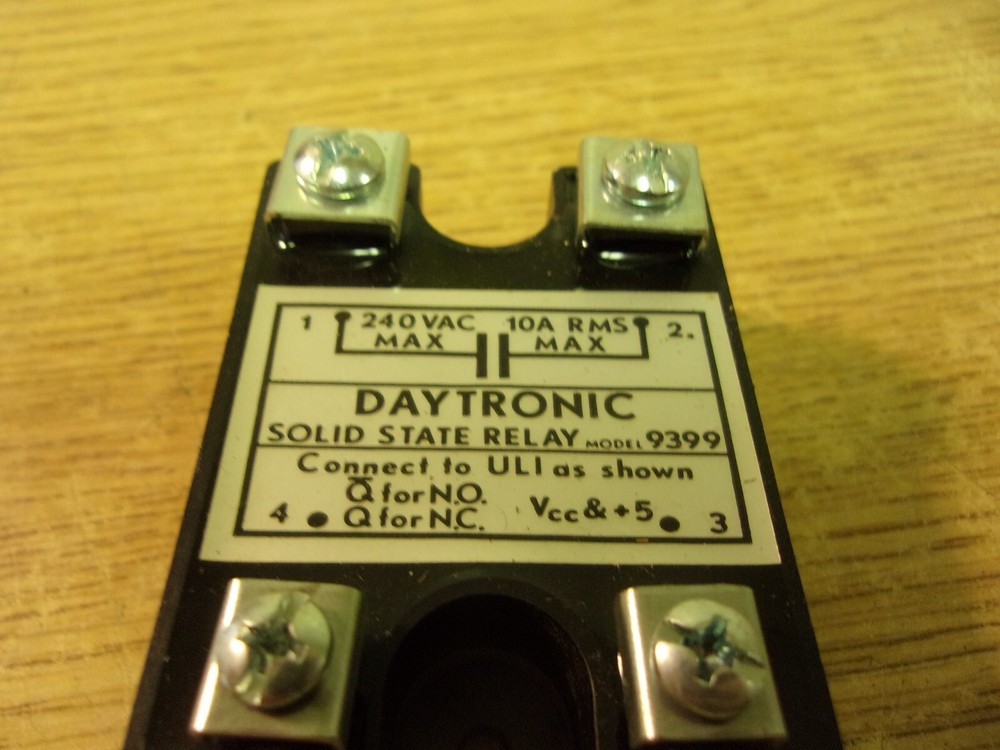 DAYTRONIC 9399 SOLID STATE RELAY, 240VAC, 10A RMS