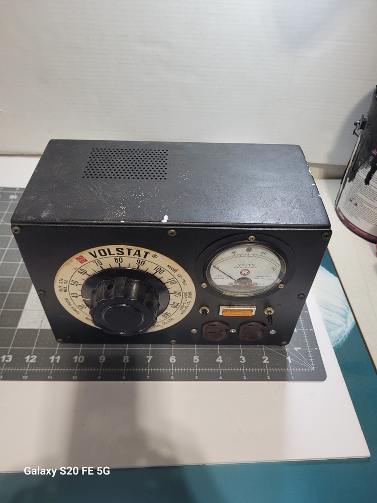 Volstat MATSUSHITA VOL STAT Variac Variable Voltage TF