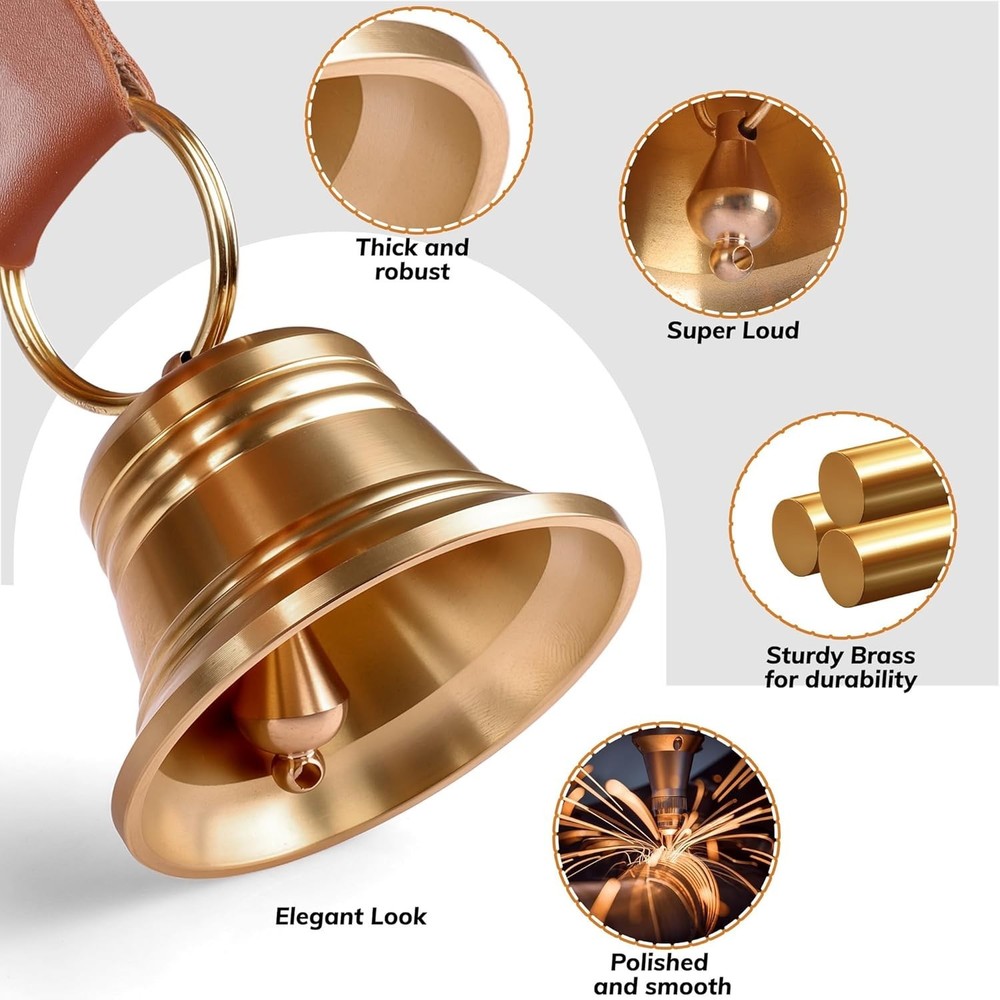 Leather Dog Bell for Training