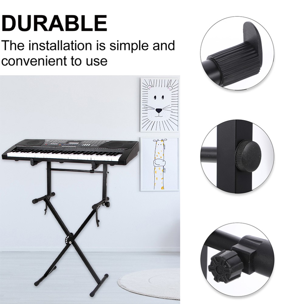 2 Sets Electronic Organ Keyboard Universal Elevation Brackets Keyboard Holder