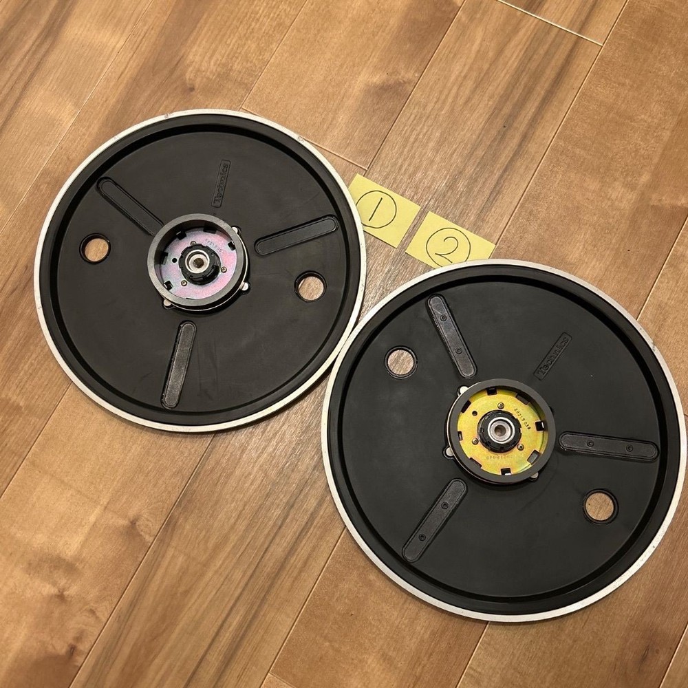 Technics SL-1200MK3 DJ Record Turntable System Pair Set Mogami FullyFunction