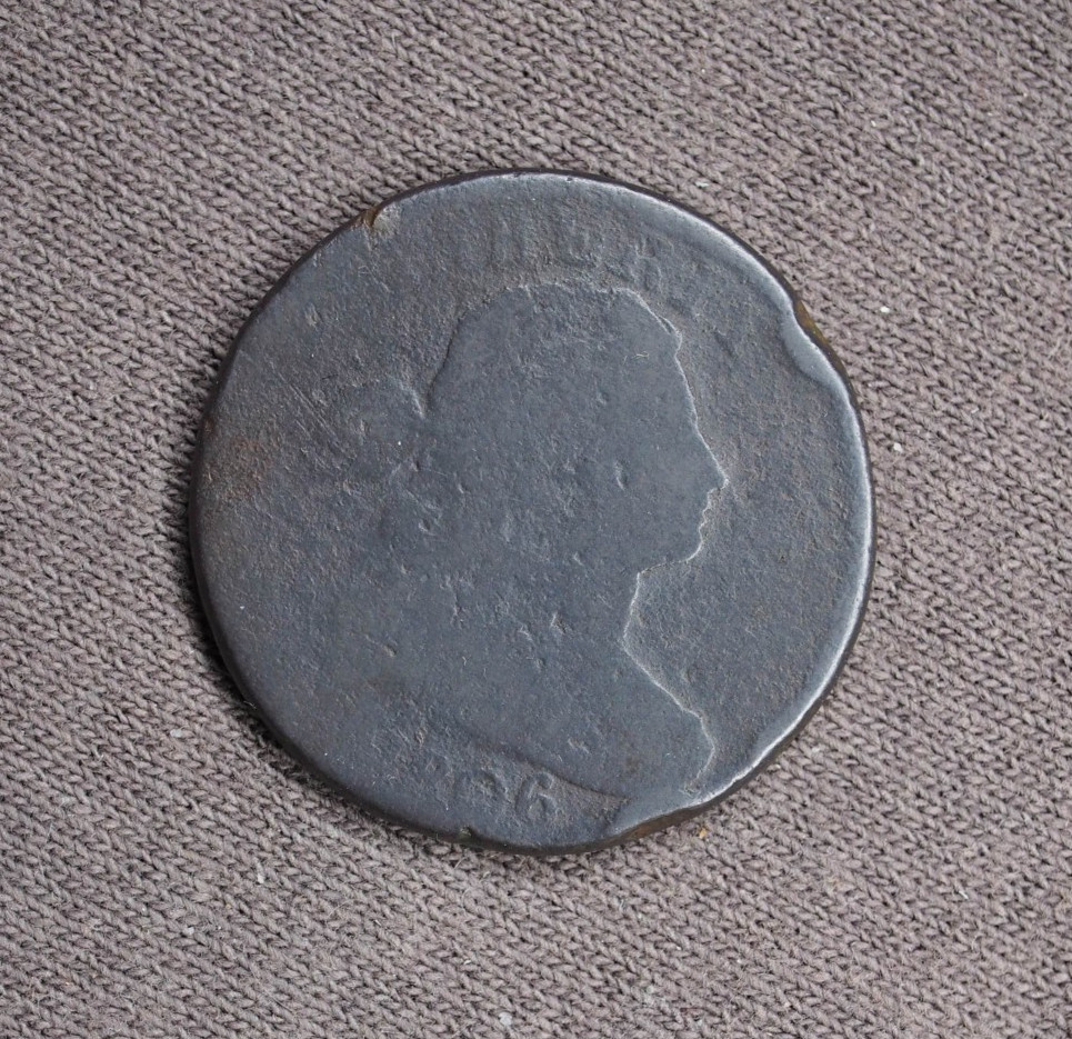 1806 Draped Bust Large Cent US mint copper coin