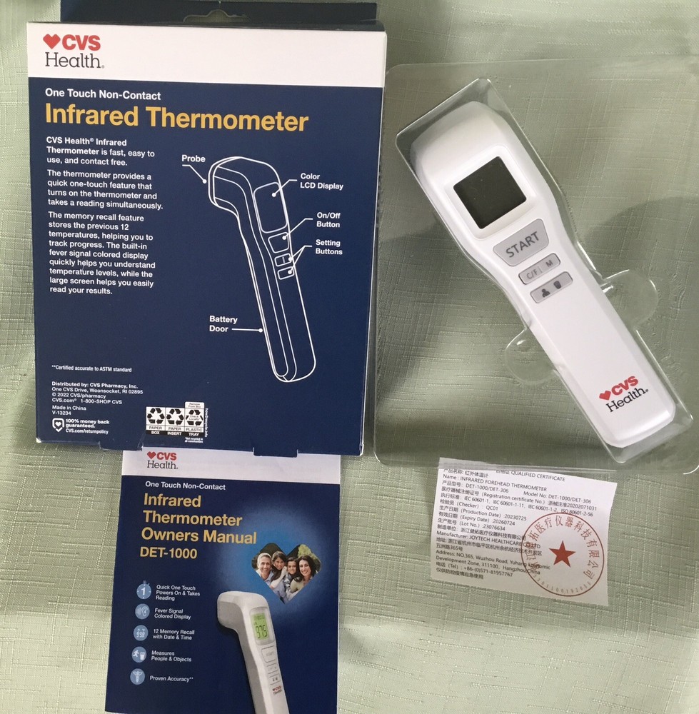 C.V.S. NON TOUCH INFLARED THERMOMETER