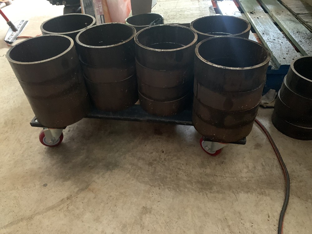 8” X 2” Schedule 40 Pipe Collar Ring For Welding CouponsS 9 Ring Collars