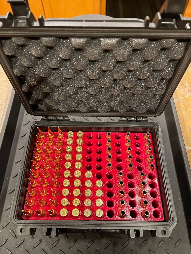 6mm Dasher Cartridge Spartan Ammo Box Case Waterproof Lockable Vented
