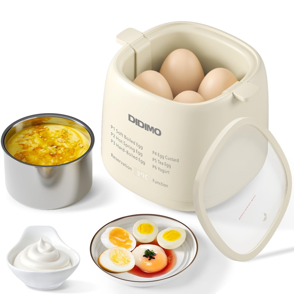 Rapid Egg Cooker, Timable Egg Cooker for Hard Boiled Eggs, Soft Boiled Egg, H...