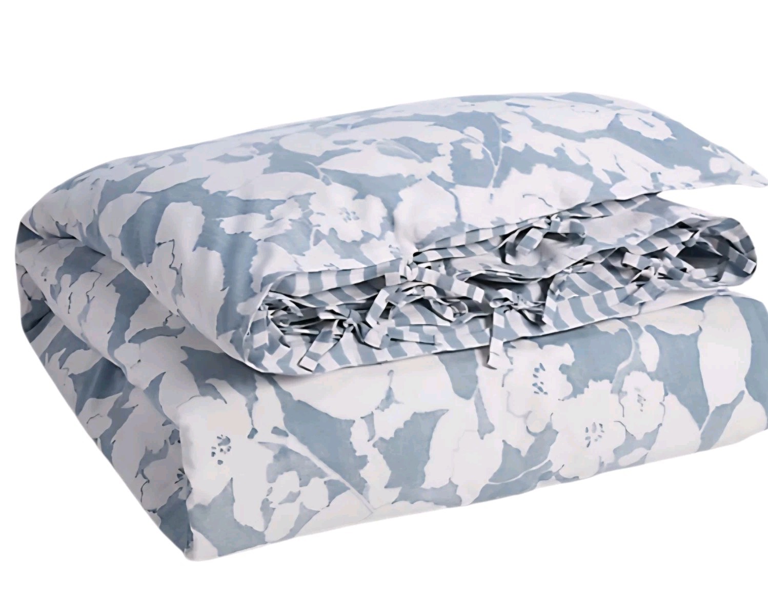 Lauren Ralph Lauren Willa Floral,Stripe FULL/QUEEN Duvet Cover & Sham Set, 3 Pc.