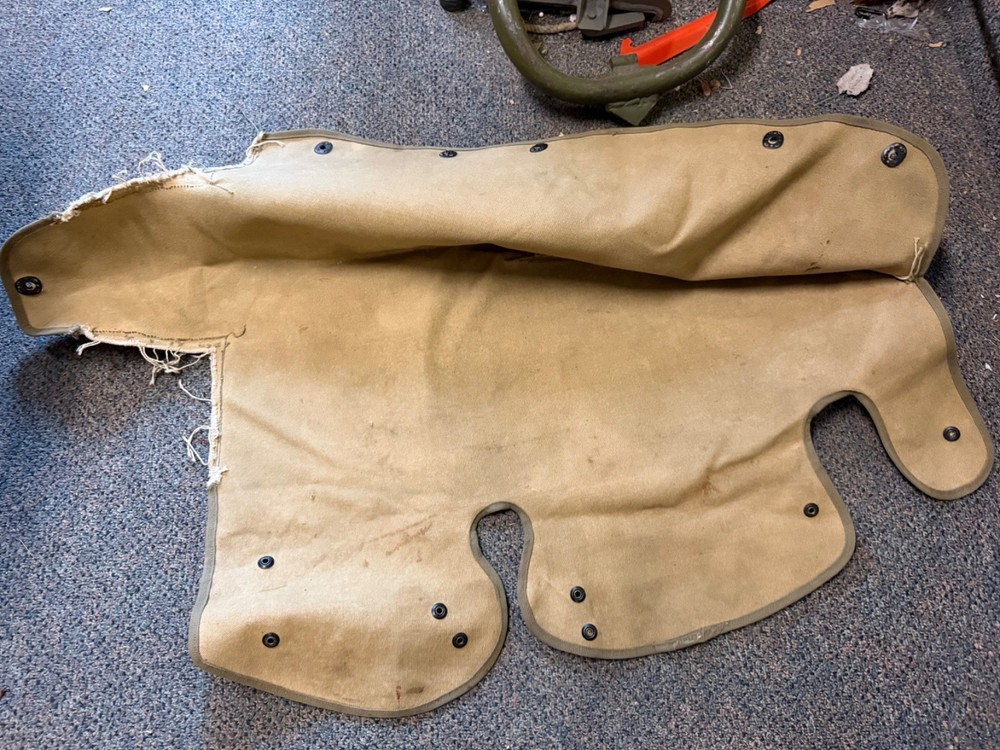ORIGINAL WWII US ARMY M5 HALFTRACK BROWNING m1919 m1919a4 CANVAS COVER CASE-1945