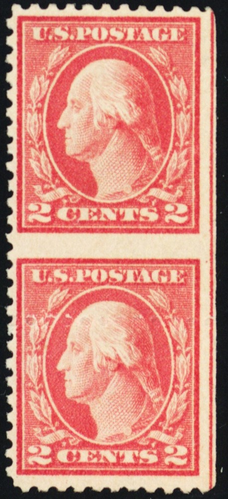 499, Mint LH 2¢ - Looks Like Imperforate Pair Error -- Stuart Katz