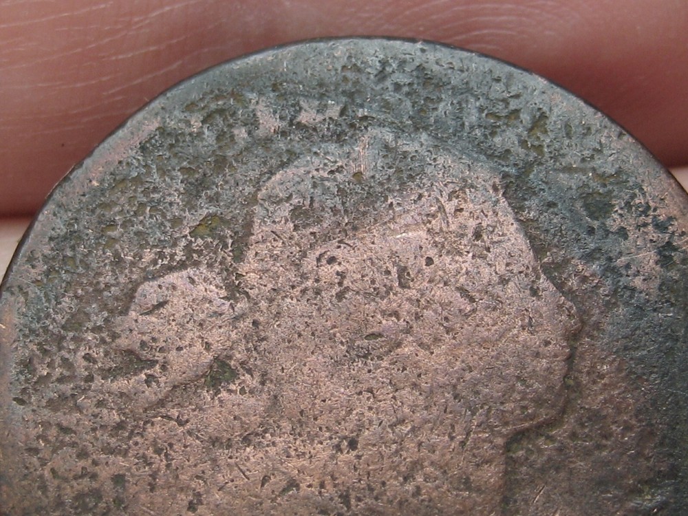 1803 or 1807 Draped Bust Large Cent Penny- With Stems