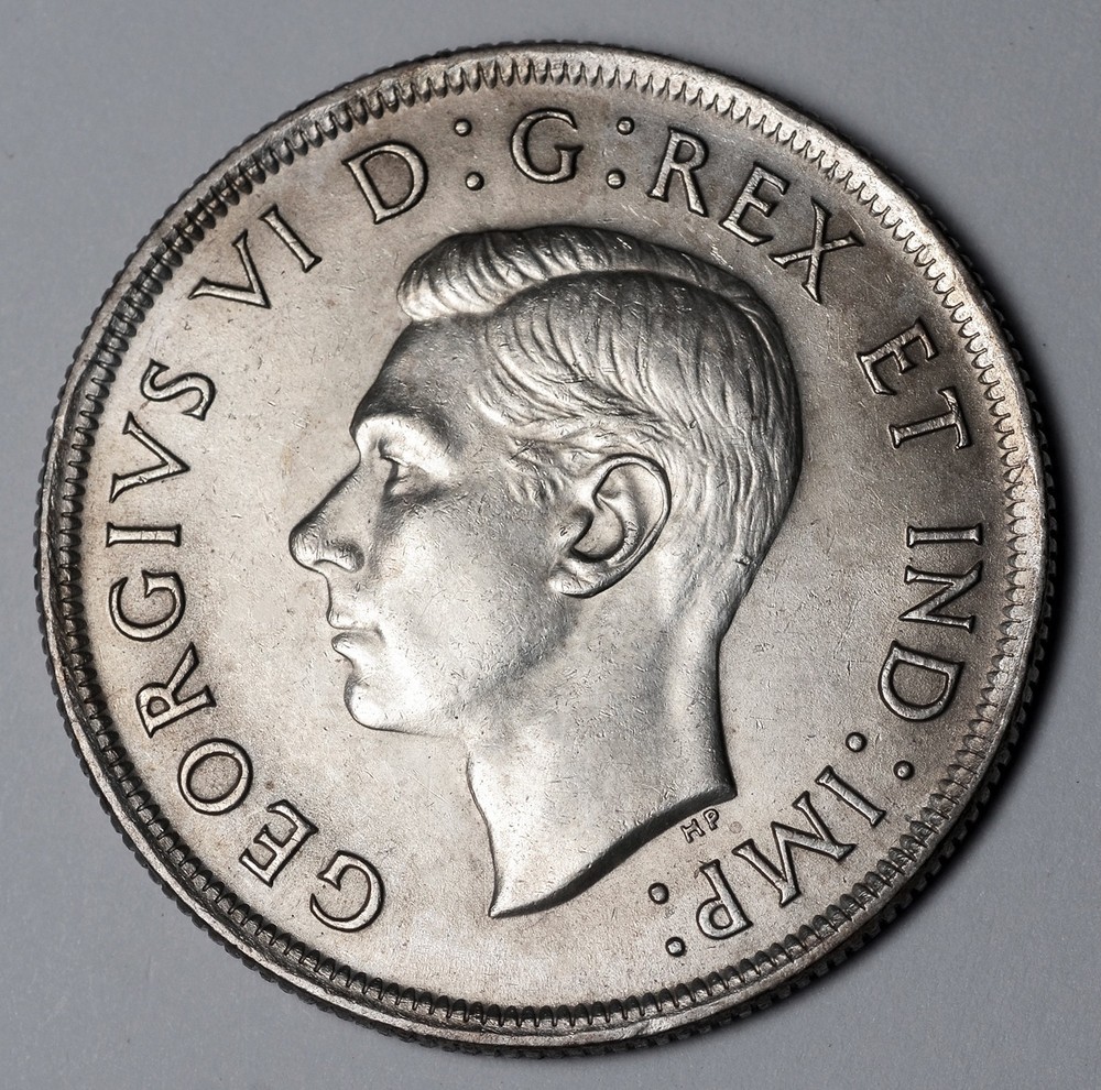 1937 Canada $1 Dollar Silver Coin