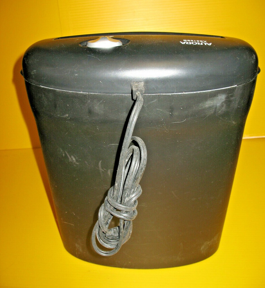 AURORA AS618SB Paper Shredder - 6 Sheets Max - NICE COMPACT SIZE - Home Office