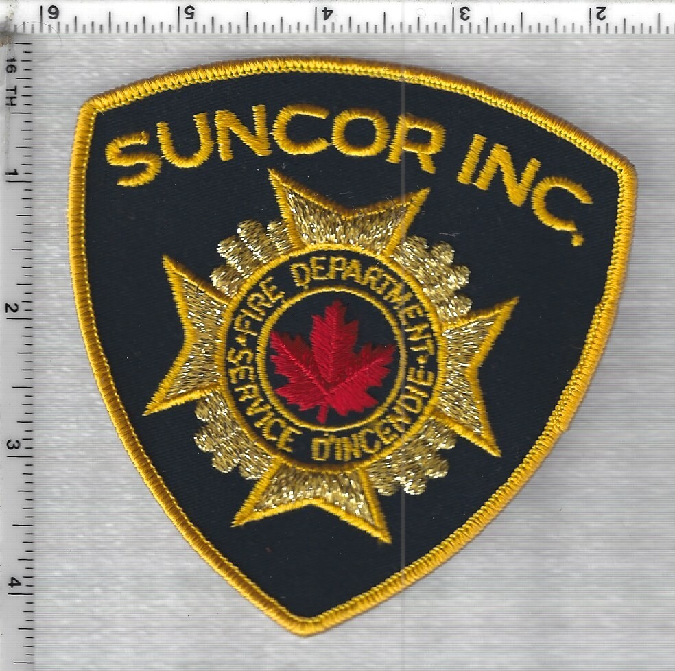 Suncor Inc. Fire Department  (Calgary, Alberta, Canada)  Shoulder Patch