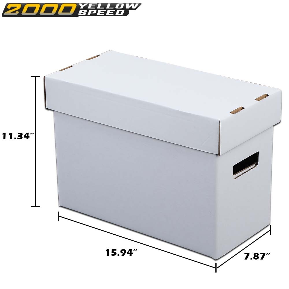 3Pcs Comic Books Storage Boxes Short Holds 150-175 Stackable Durable Archive