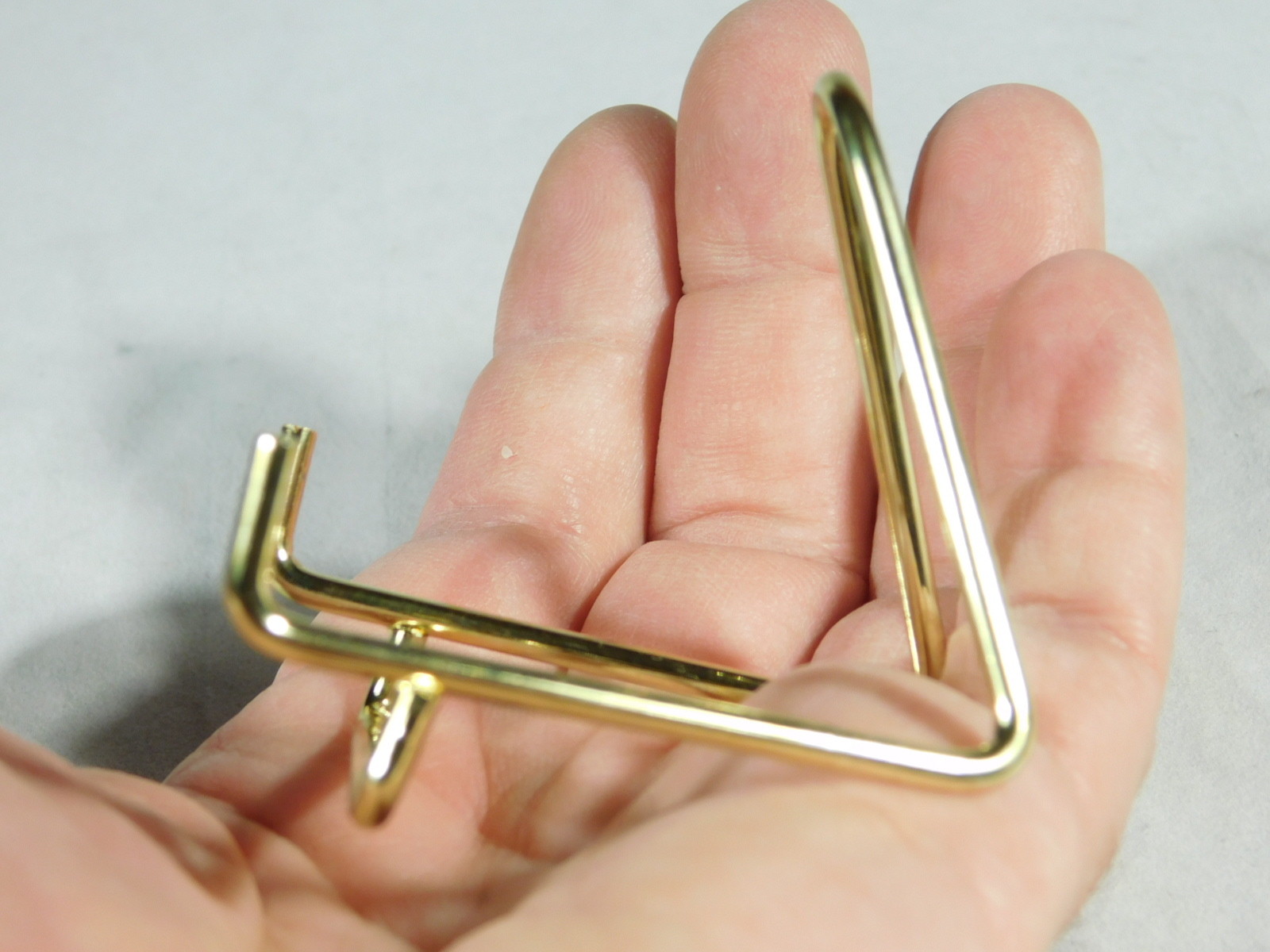 Easel Display Stand Mini Size Metal Gold Color