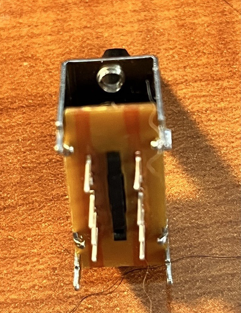 TS-23E02 - Center Return Switch - Long Shaft 16 mm