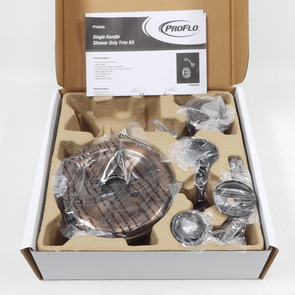 ProFlo Bartlett Shower Trim Package 1.8 GPM Single Function (PF4820GORB)