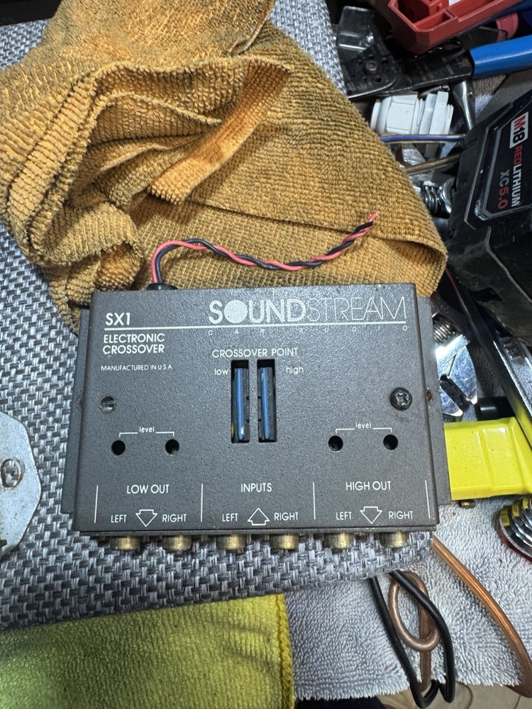 Soundstream SX1 Digital Active Crossover Old School Rare