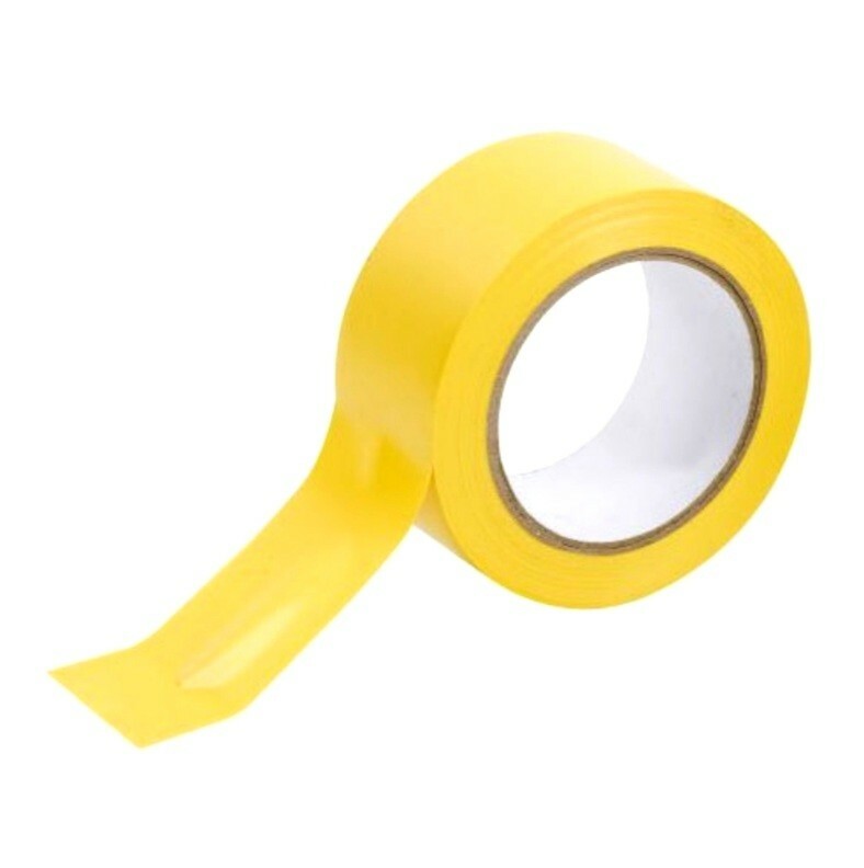 CONDOR 6FXW0, Marking Tape Roll, 2" Width, 108' Length, Yellow