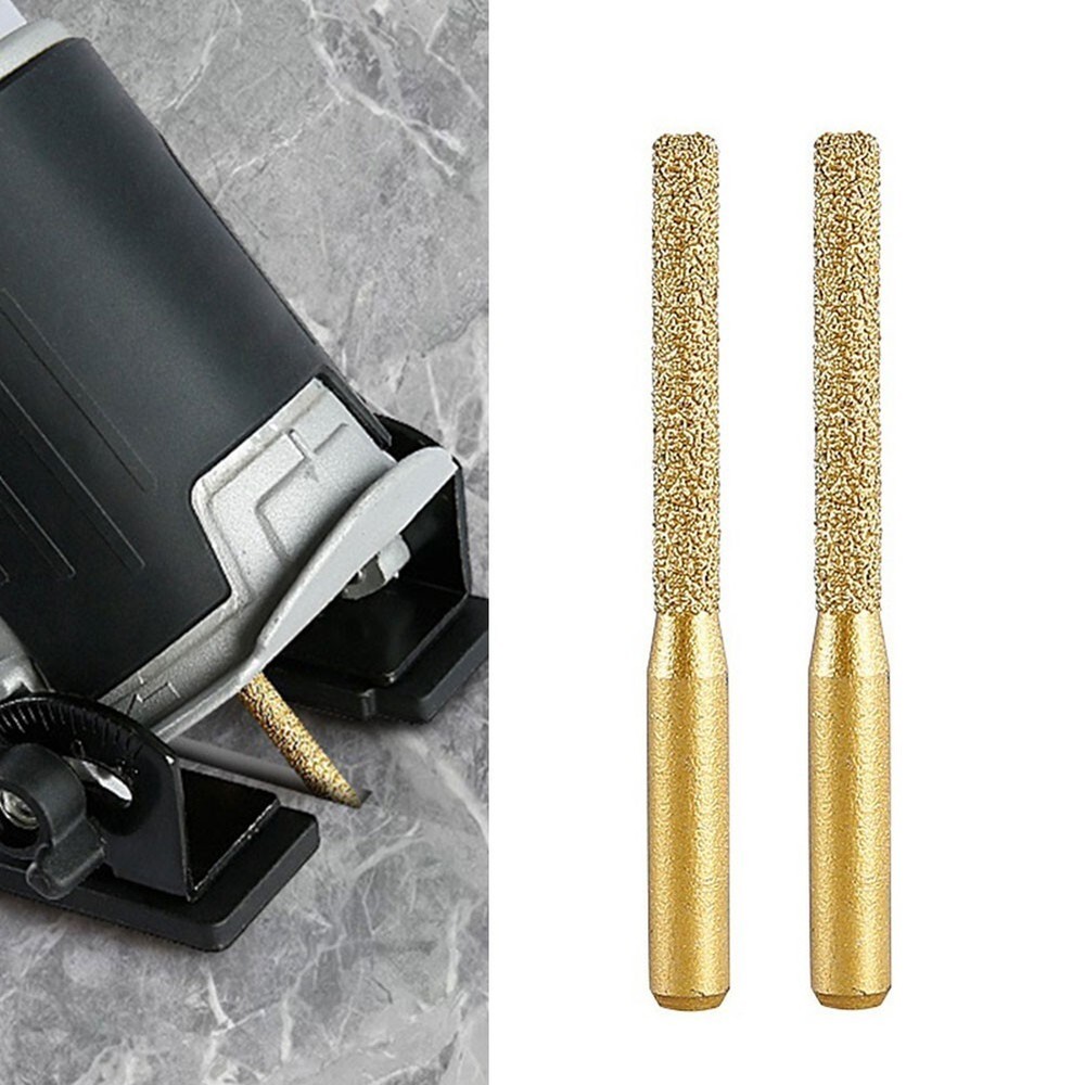 Diamond Router Bits Bits For Granite Tile Milling Cutter Straight Shank 2Pcs/Set