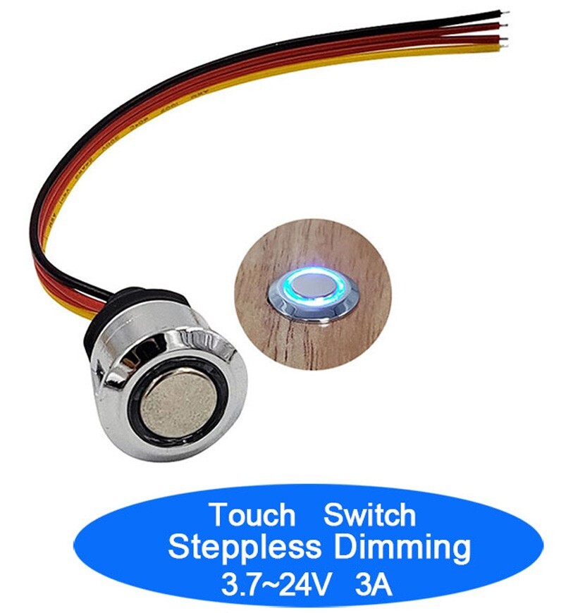 NEW! 12VDC Touch Switch + Dimmer Controller For LED Strip Light DC 5V -24V 2pcs