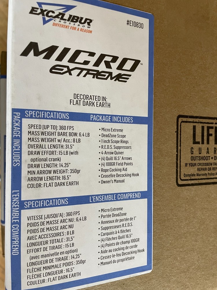 Excalibur Micro Extreme 360 Crossbow - Flat Dark Earth - E10830