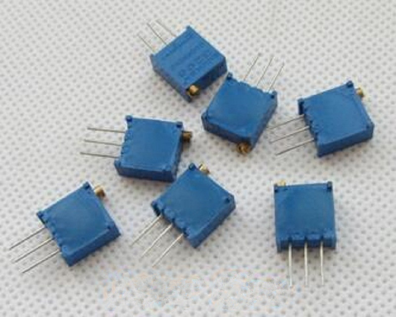 20pcs 101 100 ohm 3296W Potentiometer Variable Adjustable Multiturn Trimmer