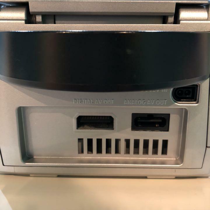 Nintendo GameCube Launch Edition Spice Silver Console With Adapter ＆ AV cable