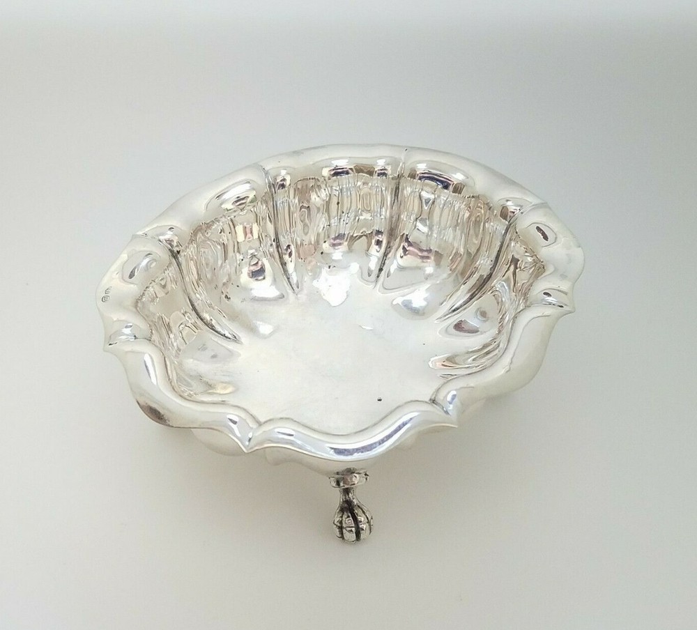 800 Solid Silver Footed Sugar Candy Nuts Dish Bowl / No Mono
