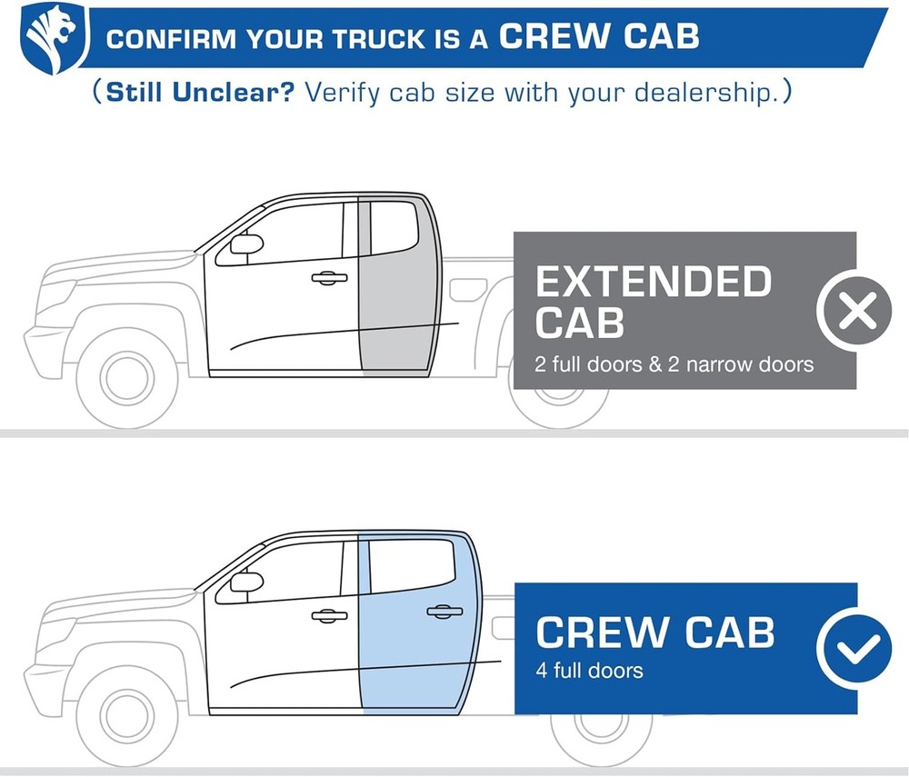 Tyger Auto LanderX Drop Step Running Board Colorado