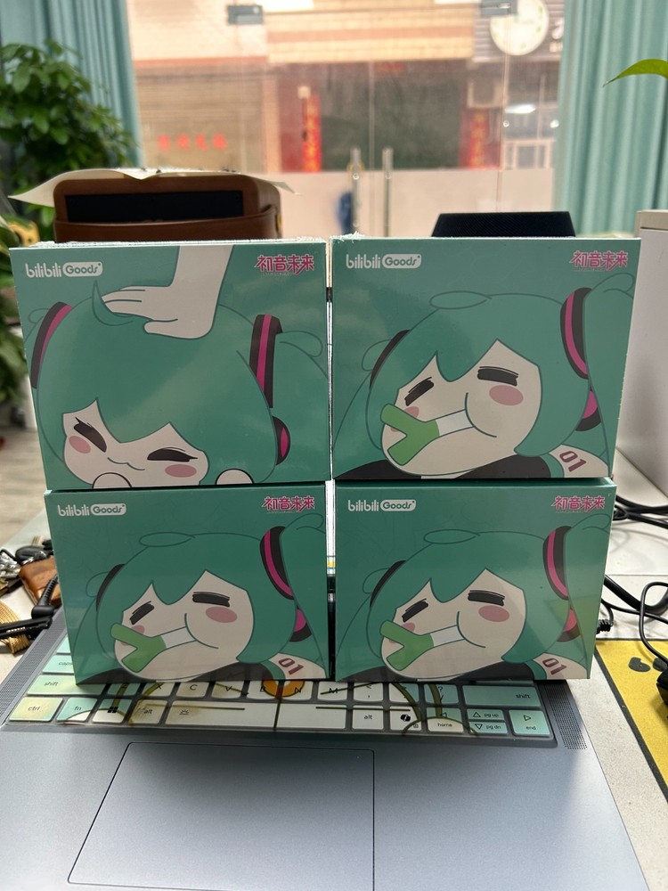 Anime Miku LCD Bluetooth Headphones Touch Screen Android Hatsune Earbuds