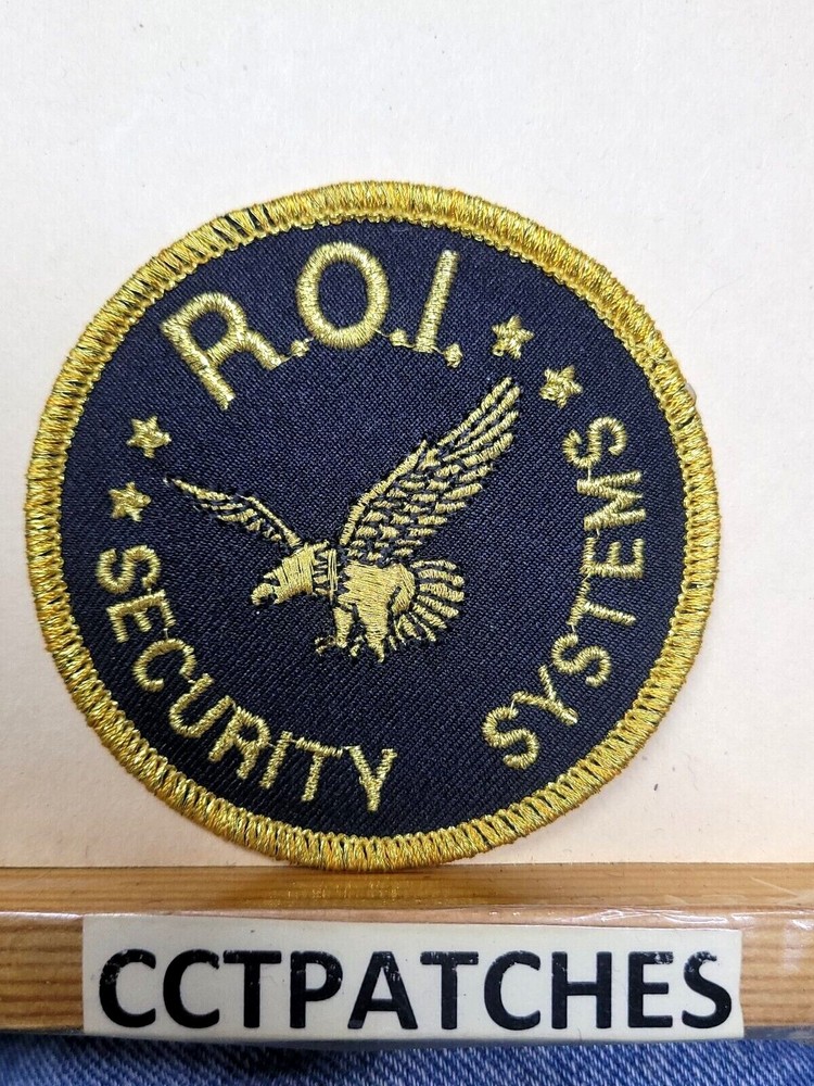 R.O.I. SECURITY SYSTEMS SHOULDER PATCH MI