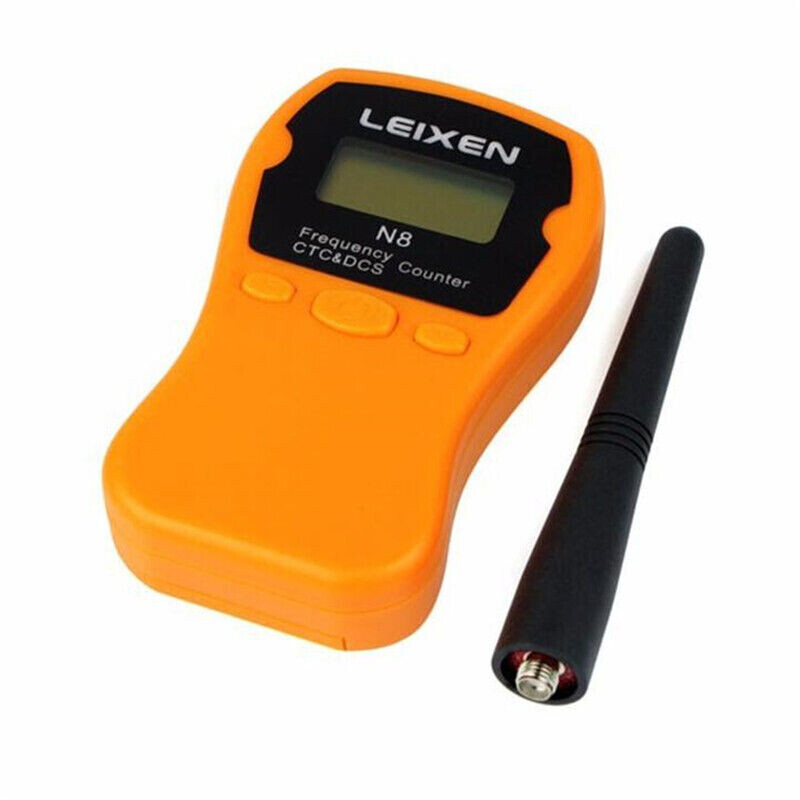LEIXEN N8 Handheld Frequency Meter Counter LCD Display CTCSS/DCS For 2-Way Radio
