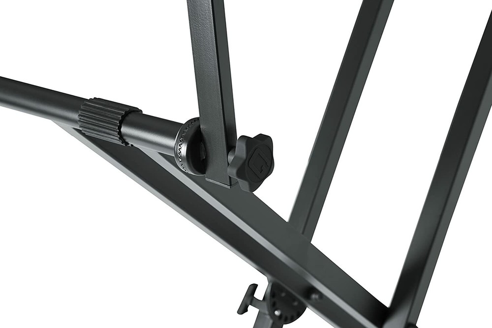 Gator Frameworks Deluxe Two Tier X-Style Keyboard Stand with Adjustable Height