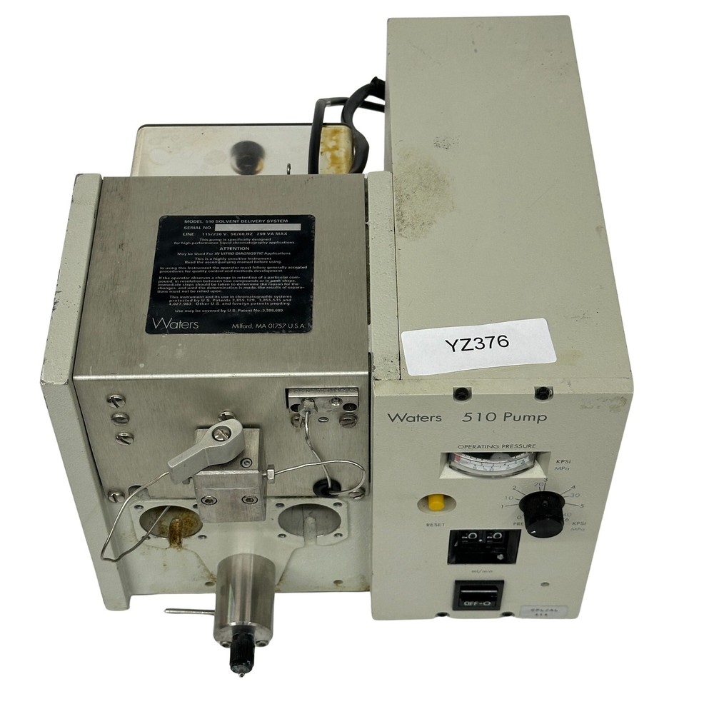 Waters 510 HPLC Pump Solvent Delivery System WAT021000, Tested