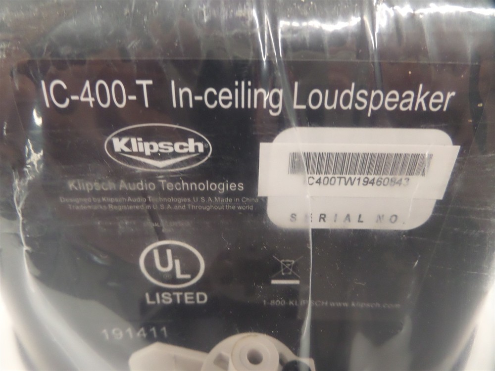Klipsch IC-400-T 70/100V Ceiling Loudspeaker