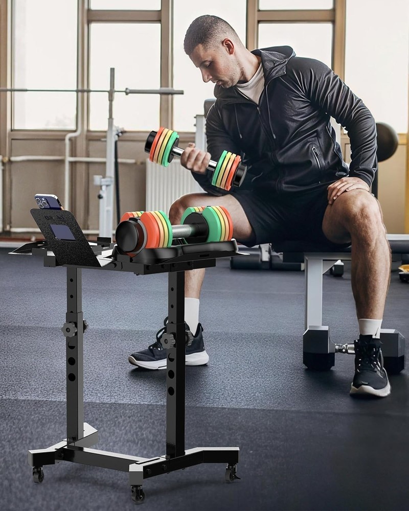 Adjustable Double Dumbbell Rack Stand For SelectTech 552/1090 Dumbbell Holder US