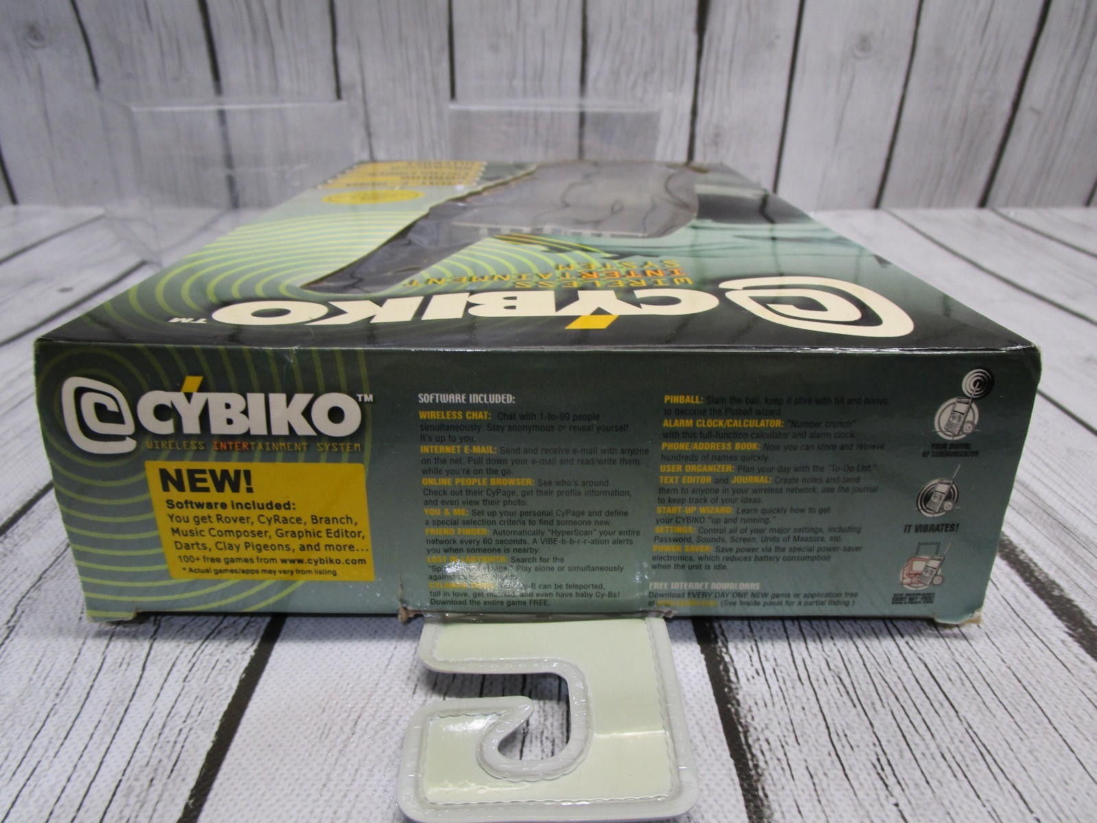 Cybiko Wireless Inter-Tainment System Handheld Computer Clear - NEW Open Box!