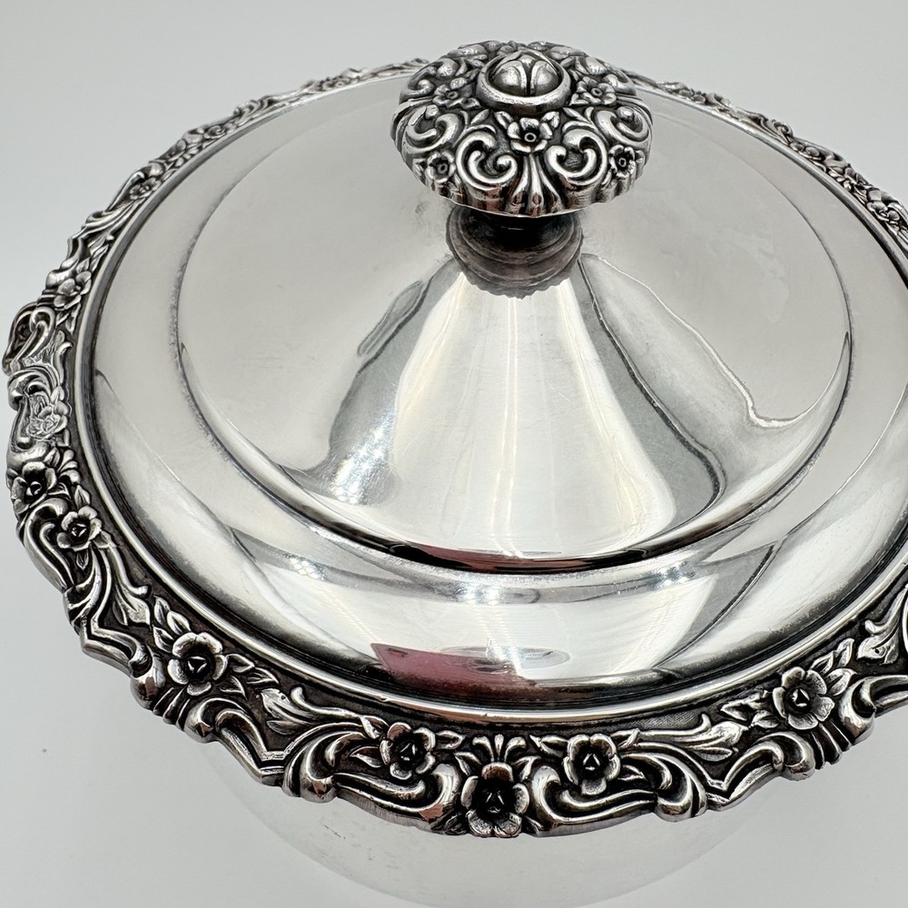 Vintage Ice Bucket International Silver Company Silver Plate Countess EUC