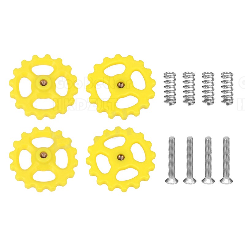 M3 Heated Bed Spring Leveling Kit + Screws & Nuts For 3D Printer Parts Set