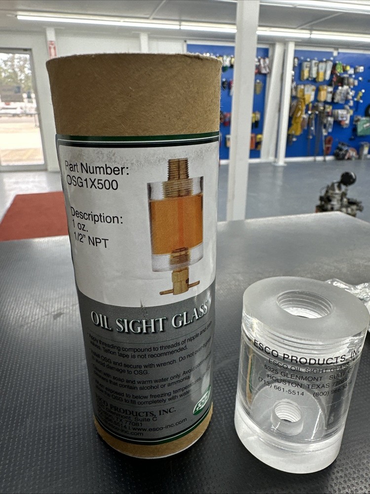 Oil Sight Glass Part OSG1X500