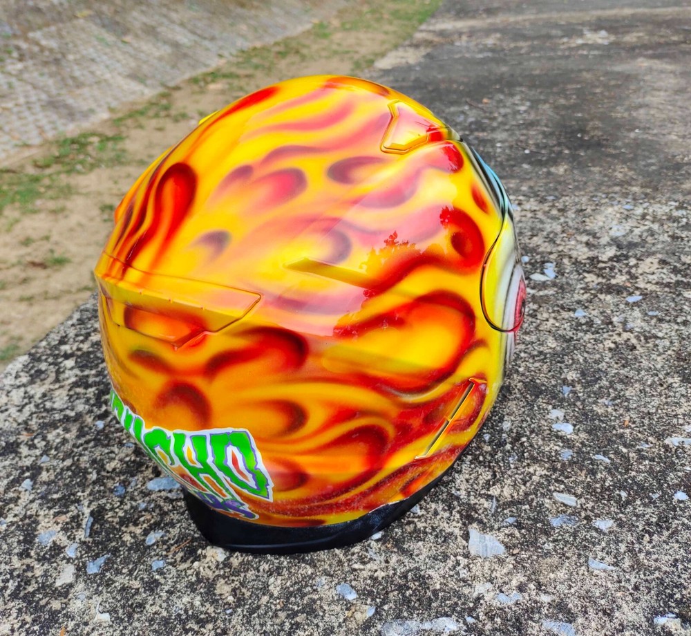 SCARY CLOWN Custom Motorcycle Helmet