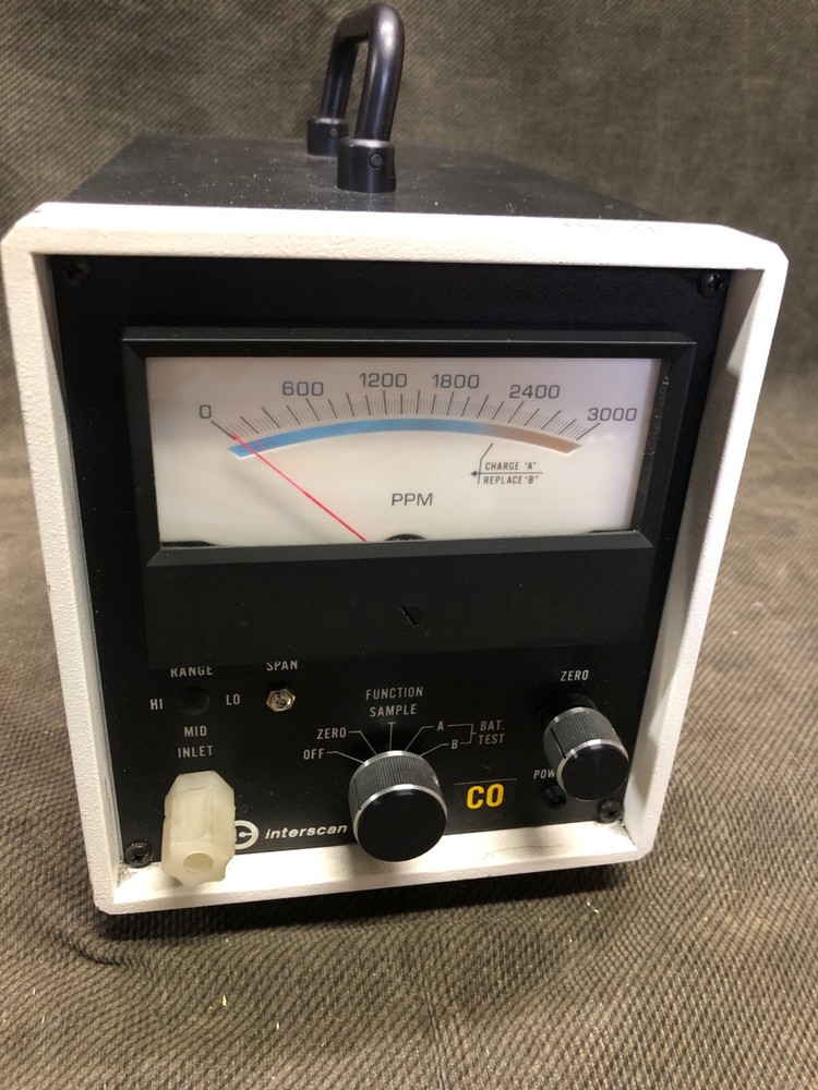 Interscan Model 1149 Carbon Monoxide Detector